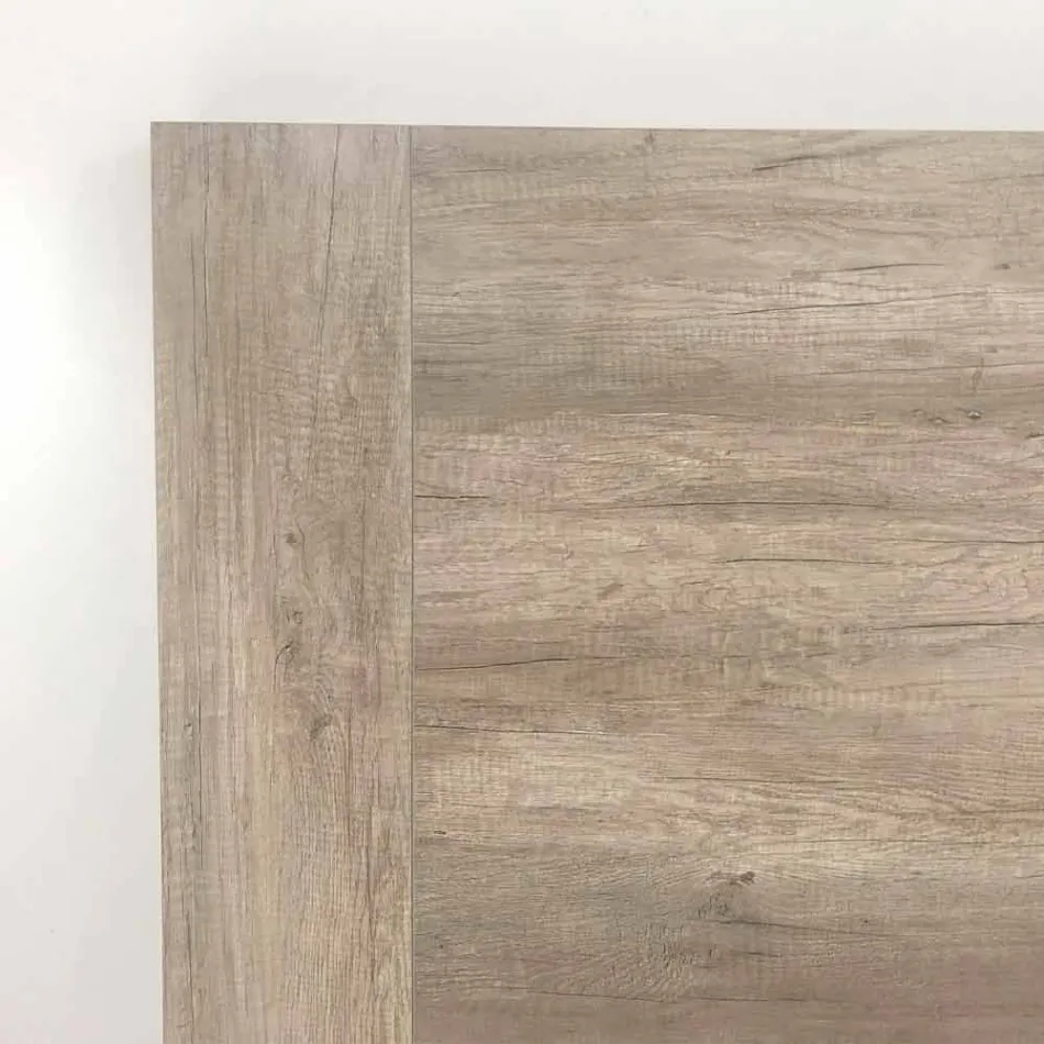 Nowoczesny rozkładany stół do 260/280 cm z drewna i metalu - Teramo Viadurini