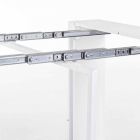 Nowoczesny rozkładany stół do 270 cm w lakierowanym Mdf Homemotion - Cush Viadurini
