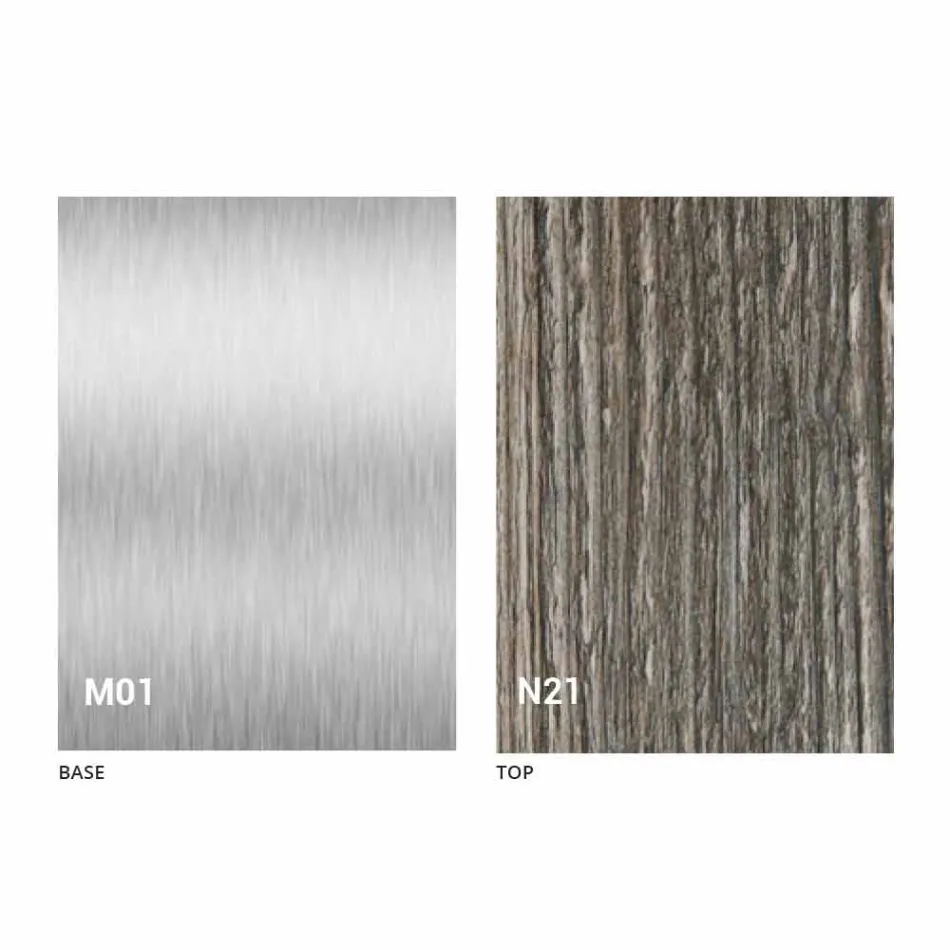 Nowoczesny rozkładany stół do 480 cm z drewna Made in Italy - Michael Viadurini