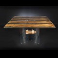 Stół design drewniano-szklany Venezia od Vgnewtrend