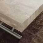 Rozkładany stół lub stolik kawowy z blatem z melaminy Palau Viadurini