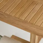 Stół ogrodowy z centralną nóżką o różnych rozmiarach - Yggdrasil Viadurini