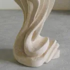 Stół owalny kamień ze szkła górnym nowoczesnego projektowania agawy Viadurini