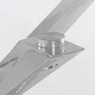 Stół do jadalni Homemotion z blatem ze szkła hartowanego - Denda Viadurini