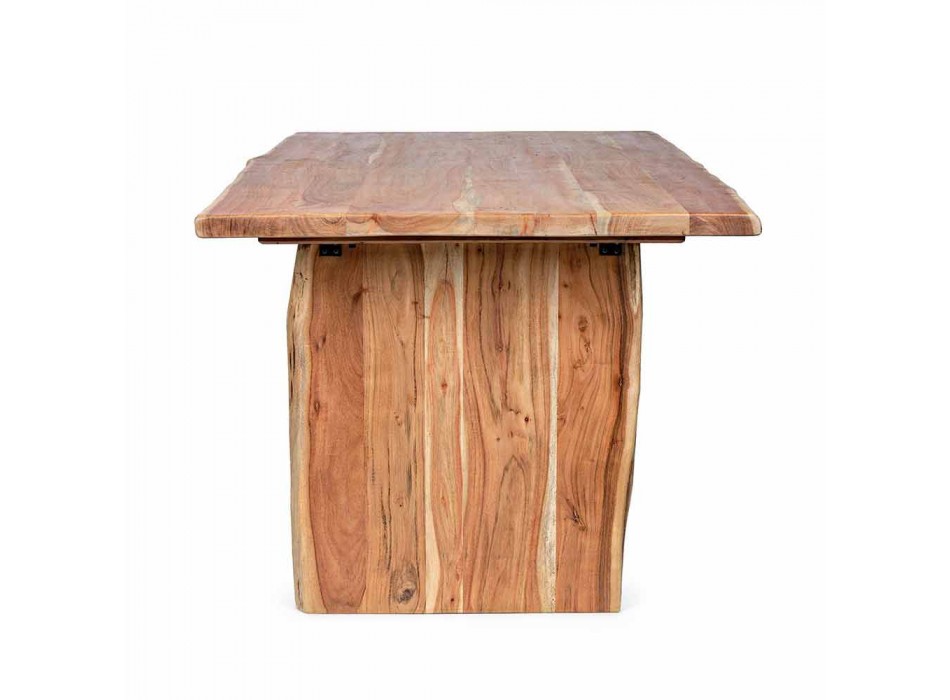 Nowoczesny stół do jadalni z drewna akacjowego Homemotion - Pinco Viadurini