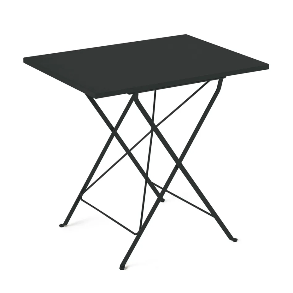 Składany stół ogrodowy ze stali ocynkowanej Made in Italy - Akila Viadurini