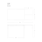 Rozkładany stół do jadalni 190 cm z metalu i drewna Made in Italy - Euclidean Viadurini