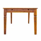 Stół rozkładany do 290 cm z litego drewna Homemotion - Carbo Viadurini