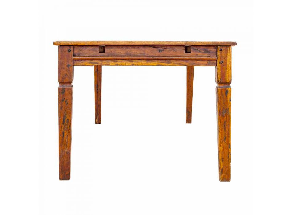 Stół rozkładany do 290 cm z litego drewna Homemotion - Carbo Viadurini