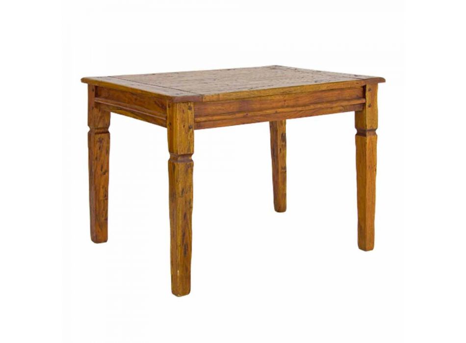 Stół rozkładany do 290 cm z litego drewna Homemotion - Carbo Viadurini
