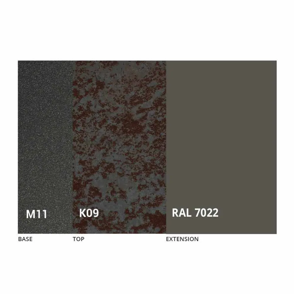 Wysuwany stół do jadalni Ceramiczny blat do 2,8 m Made in Italy - Paoluccio Viadurini