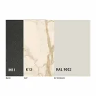 Wysuwany stół do jadalni Ceramiczny blat do 2,8 m Made in Italy - Paoluccio Viadurini