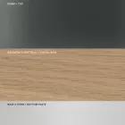 Stół do jadalni z kwadratowym szklanym blatem i drewnianą podstawą Made in Italy - Kuadro Viadurini