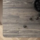 Naprawiono stół do jadalni z metalu i warstwowego Hpl Made in Italy - Bastiano Viadurini