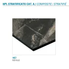 Naprawiono stół jadalny z metalu i warstwowego Hpl Made in Italy - Bastiano Viadurini