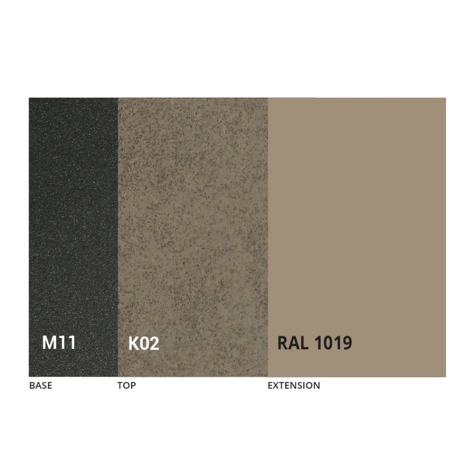 Okrągły stół do jadalni z rozkładanym blatem do 180 cm Made in Italy - Muschio Viadurini