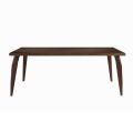 Konstrukcja stołu i blat z litego drewna Made in Italy - Giustino
