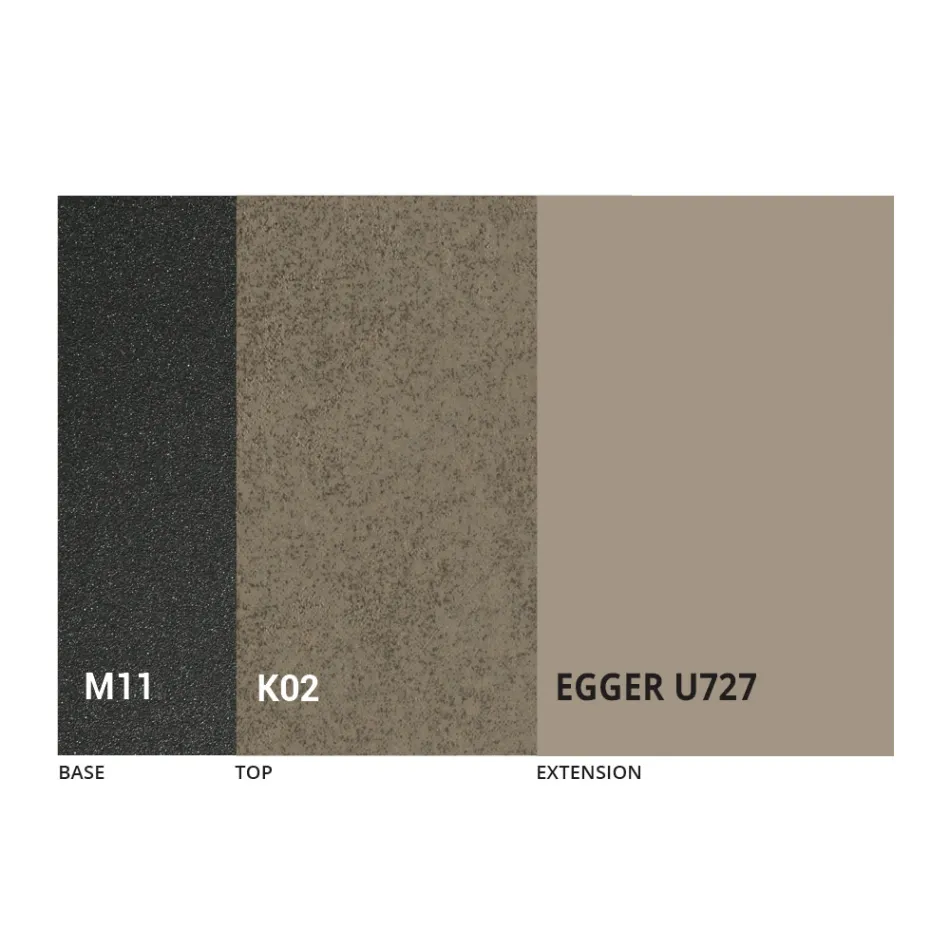 Okrągły stół rozkładany do 270 cm z ceramiki Made in Italy - Muschio Viadurini