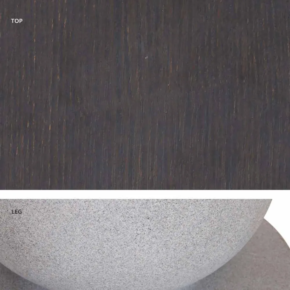 Kwadratowy stół do jadalni, HPL Top - XIX wiek według slajdów Viadurini