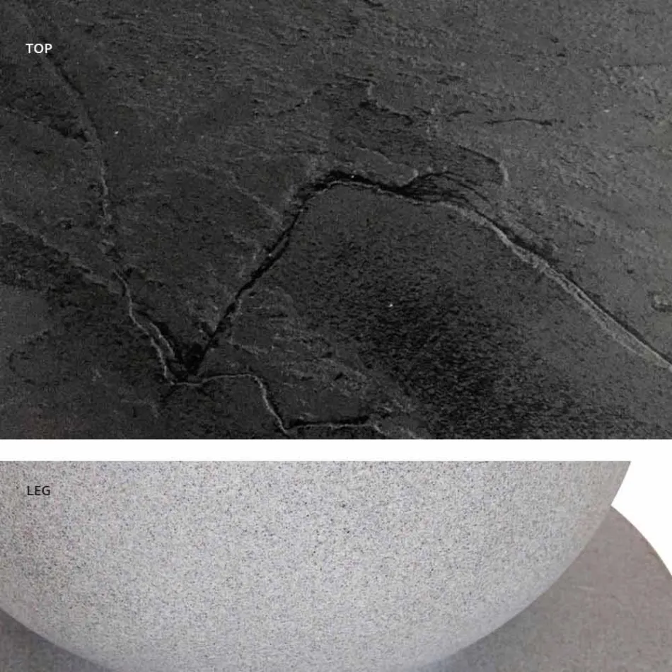 Kwadratowy stół do jadalni, HPL Top - XIX wiek według slajdów Viadurini