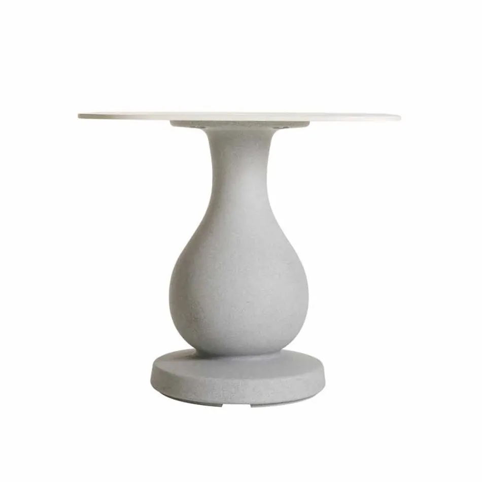 Kwadratowy stół do jadalni, HPL Top - XIX wiek według slajdów Viadurini