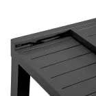 Prostokątny stół rozkładany do 210 cm wykonany z aluminium - Pennarello Viadurini