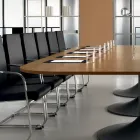 Stół konferencyjny z melaminy w kształcie naturalnego orzecha - Gaelle Viadurini