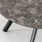 Stół okrągły rozkładany do 170 cm z laminatu HPL - Convivio Viadurini