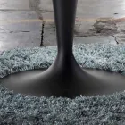 Okrągły, rozkładany i nowoczesny stół - Borgia Viadurini