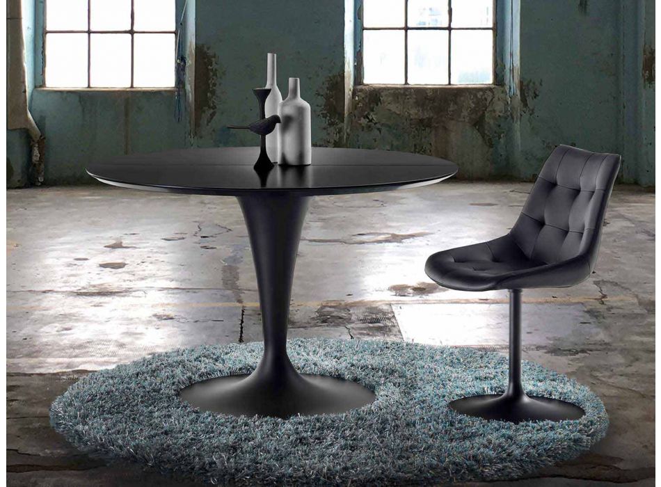 Okrągły, rozkładany i nowoczesny stół - Borgia Viadurini