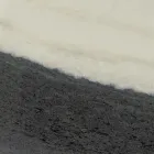 Okrągły stół ogrodowy z białej ceramiki Panda Made in Italy - Pegaso Viadurini