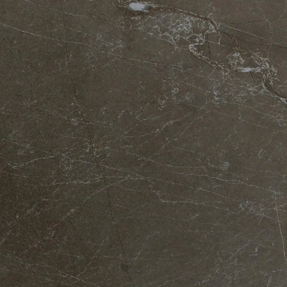 Okrągły stół ogrodowy z ceramiki Pulpis Brown Made in Italy - Pegaso Viadurini