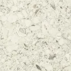 Okrągły stół ogrodowy z białej ceramiki z lastryko Made in Italy - Pegaso Viadurini