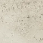 Okrągły stół ogrodowy z jasnej ceramiki trawertynowej Made in Italy - Pegaso Viadurini