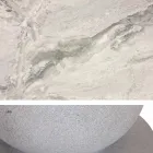 Okrągły stół o klasycznym designie, Ø140 i blat HPL - XIX wiek według prowadnicy Viadurini