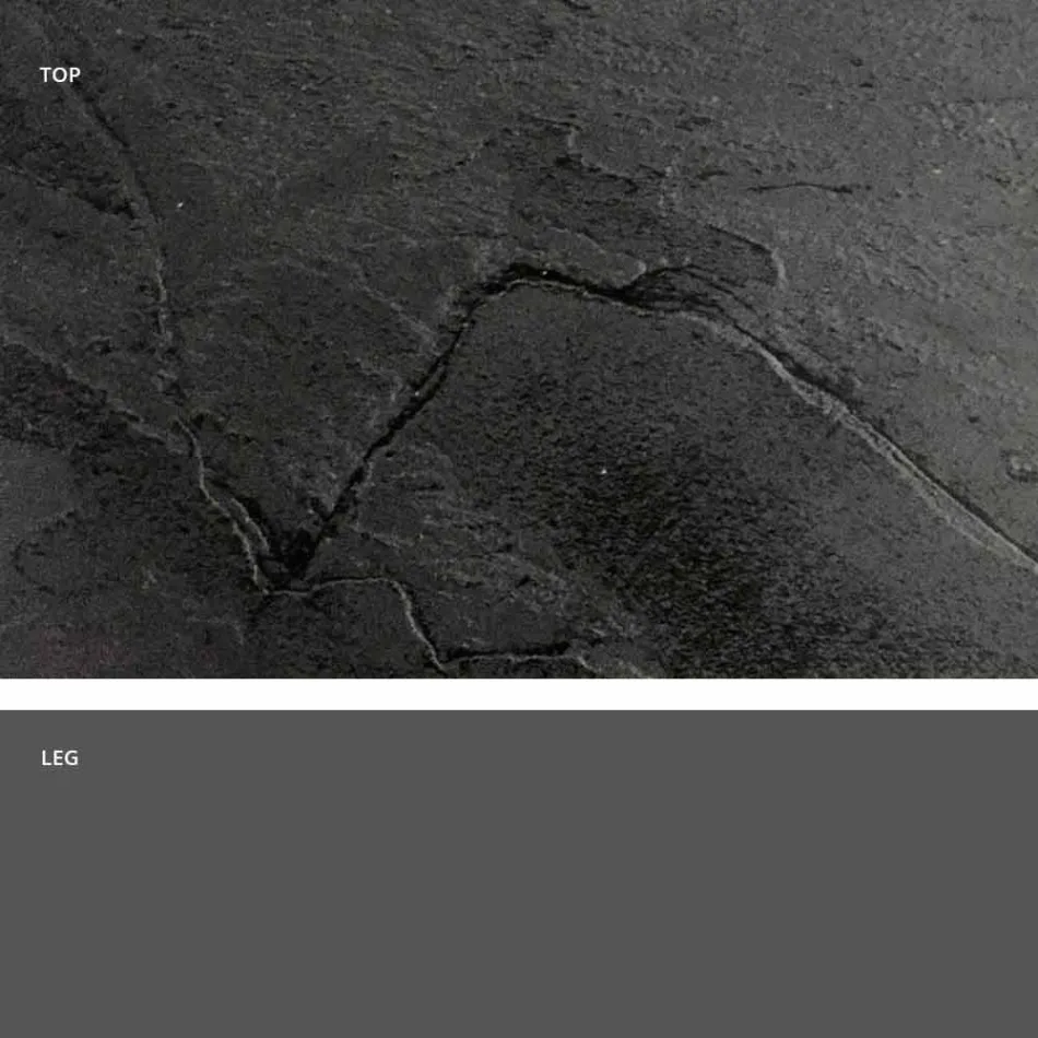 Okrągły stół o klasycznym designie, Ø140 i blat HPL - XIX wiek według prowadnicy Viadurini