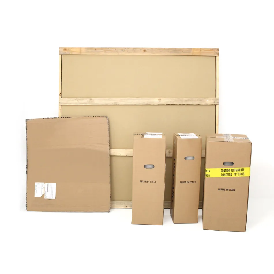 Naprawiono okrągły stół z ceramicznym blatem wyprodukowanym we Włoszech - nożyczki Viadurini