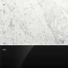 Nowoczesny okrągły stół z marmuru z Carrary i Marquinia Made in Italy - dolary Viadurini