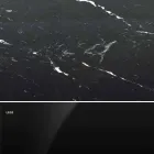 Nowoczesny okrągły stół z marmuru z Carrary i Marquinia Made in Italy - dolary Viadurini