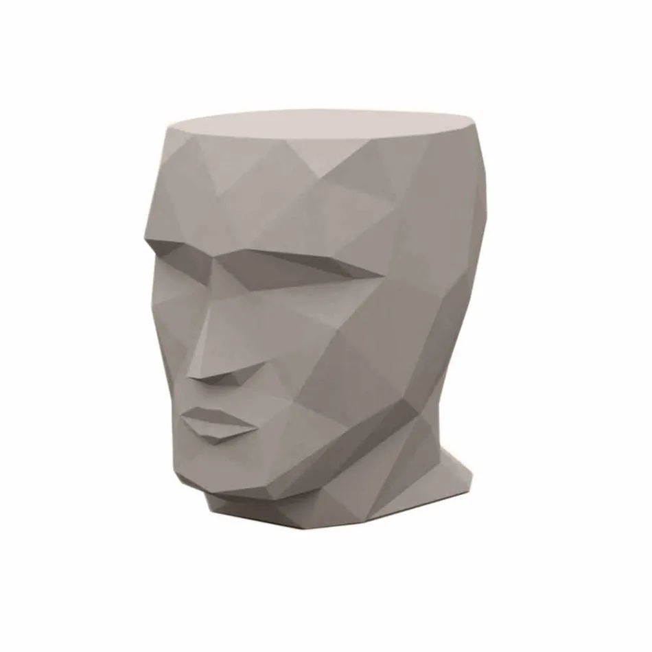 Adan by Vondom na zewnątrz stolik / stołek, z polietylenu Viadurini