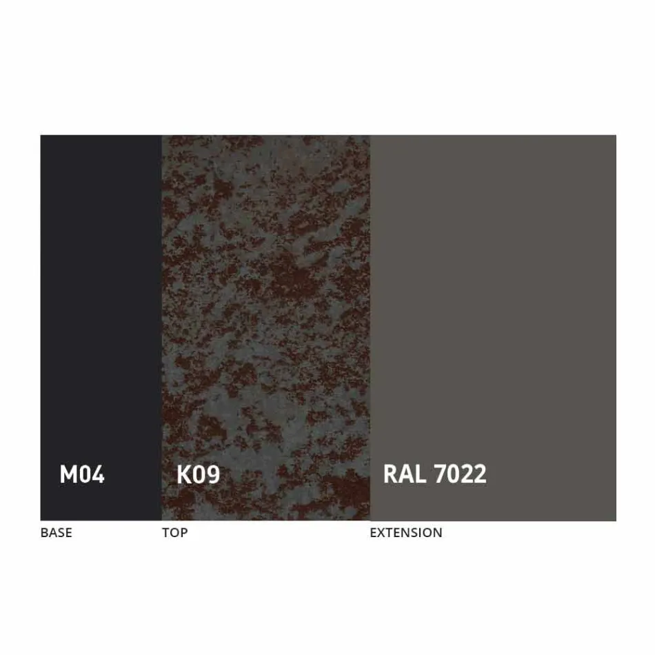 Okrągły Stół Do Jadalni Rozkładany do 165 cm z Ceramicznym Blatem - Pistolero Viadurini