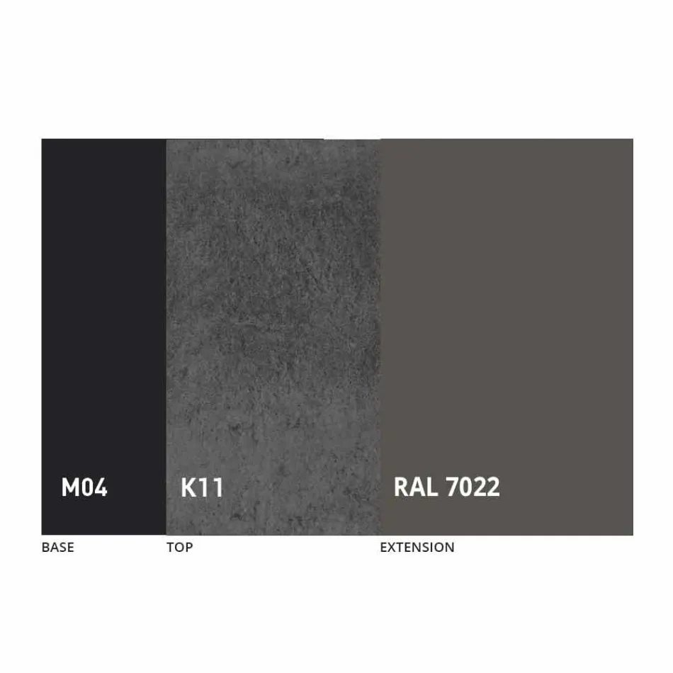 Okrągły Stół Do Jadalni Rozkładany do 165 cm z Ceramicznym Blatem - Pistolero Viadurini