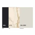 Okrągły Stół Do Jadalni Rozkładany do 165 cm z Ceramicznym Blatem - Pistolero Viadurini