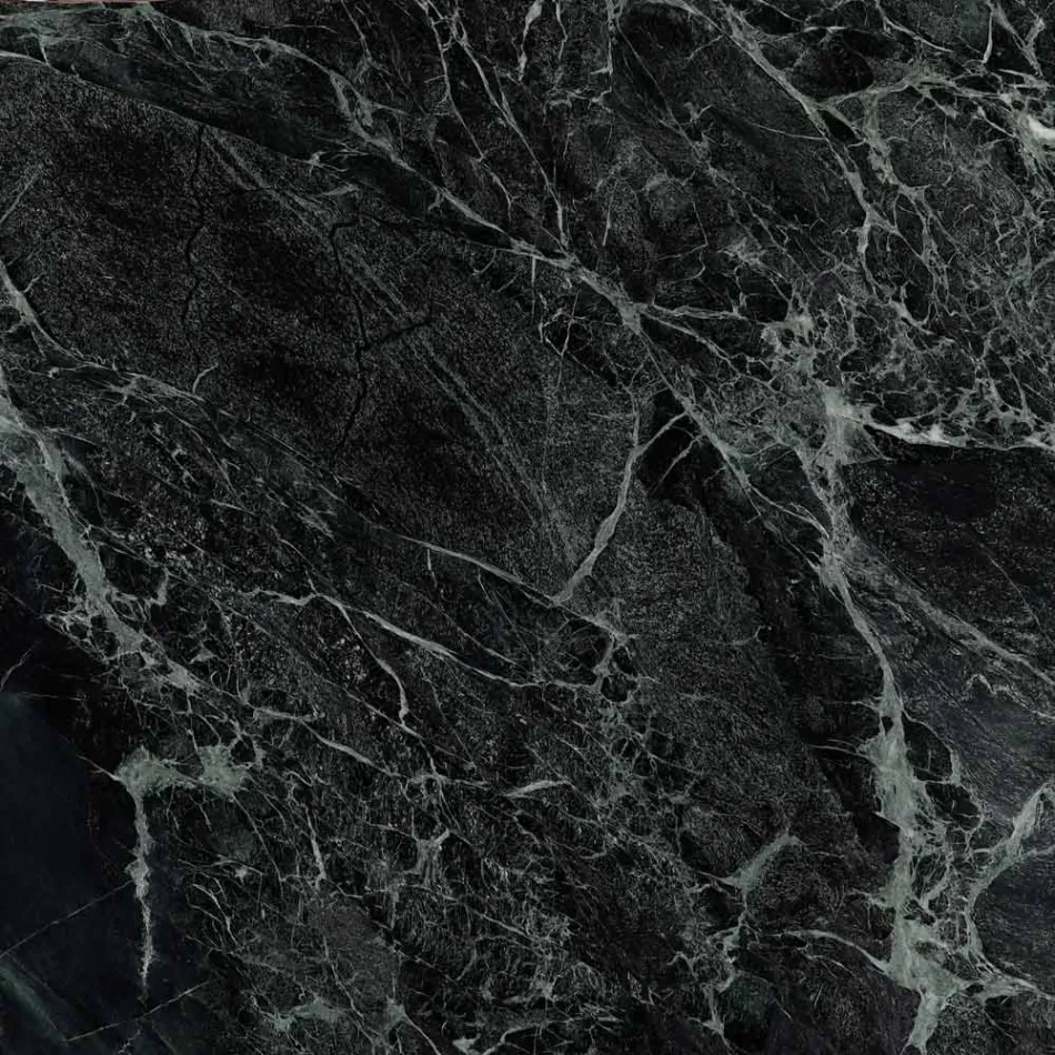 Stół Tulipan Eero Saarine H 73 Okrągły z zielonego marmuru Alpi Made in Italy - Scarlet Viadurini