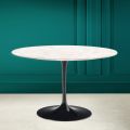 Stolik Tulipan Eero Saarinen H 73 in Diamond Cream Ceramic Made in Italy - Scarlet