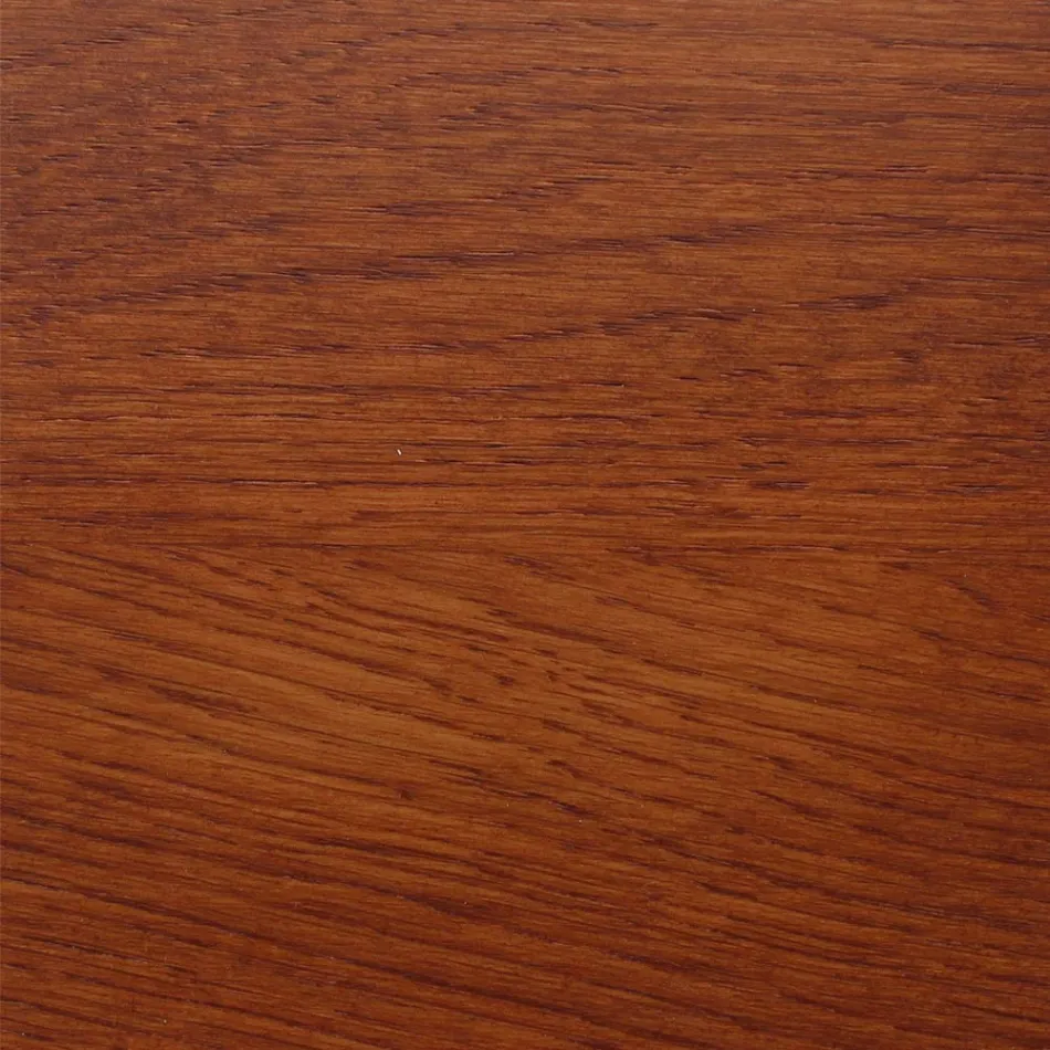 Stolik Tulip Eero Saarinen H 73 owalny z dębu bejcowanego na wiśnię Made in Italy - Scarlet Viadurini