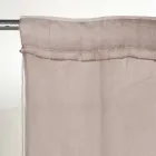 Lekka lniana zasłona z organzą i gotyckim haftem w Centrum Luksusu - Marinella Viadurini