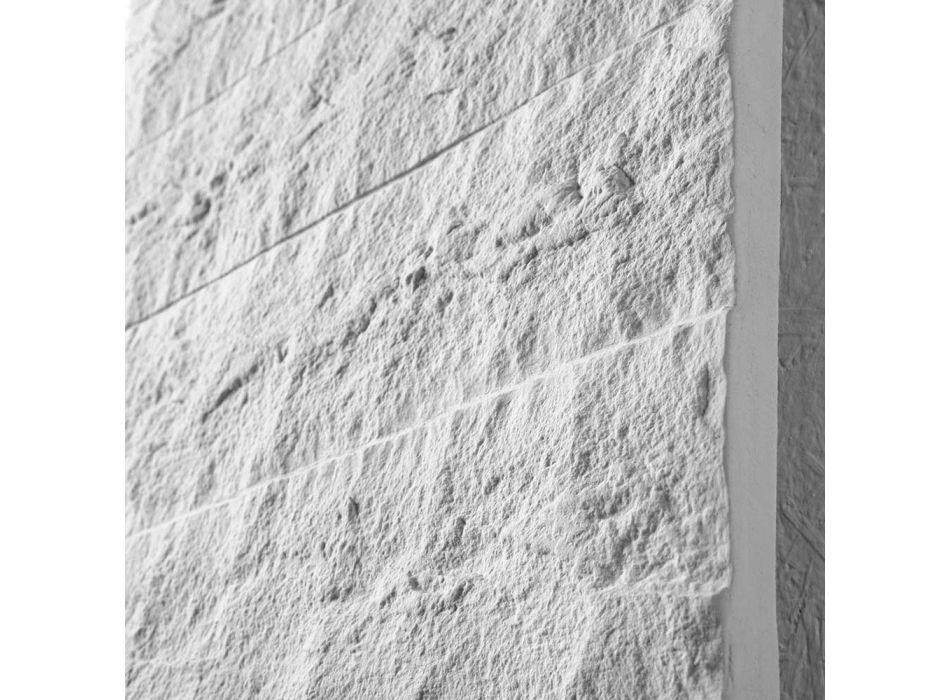 Grzejnik dekoracyjny z układem hydraulicznym z proszku włoskiego marmuru - Terraa Viadurini