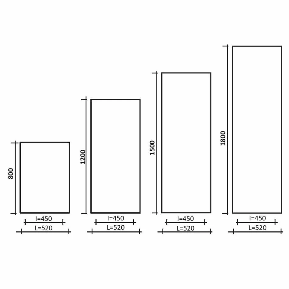 Pionowy, hydrauliczny grzejnik konstrukcyjny z aluminium do 1061 W - wygięty Viadurini