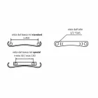 Pionowy, hydrauliczny grzejnik konstrukcyjny z aluminium do 1061 W - wygięty Viadurini